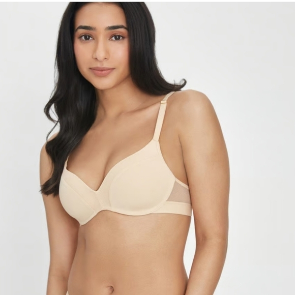 NWT Lively No-Wire Push-Up bra Toasted Almond Style #45620 Size 36D - Picture 1 of 12